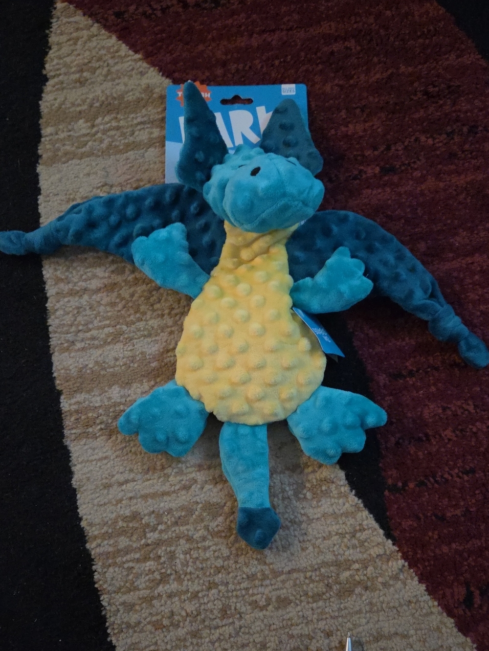 Bark Humbert the Dragon Dog Toy NWT